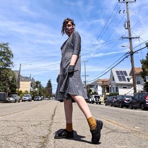 Vintage 70s oversized dress